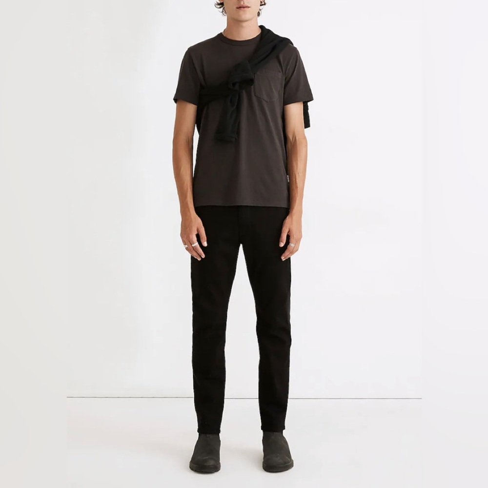 Madewell Slim Jeans in Classic Black Wash W35 L32 SOLD OUT ONLINE